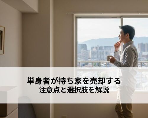 単身者が持ち家を売却する際に知っておくべきこととは？注意点と選択肢を解説1