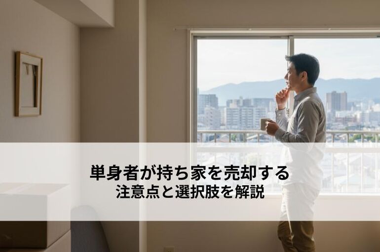 単身者が持ち家を売却する際に知っておくべきこととは？注意点と選択肢を解説1